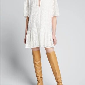 IRO KRAVIZ embroidered mini dress